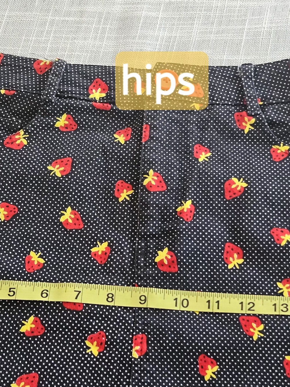 ​Motel Rocks Strawberry Polka Dot Denim Mini Skirt | Size XS Black Red Festival - Picture 8 of 11